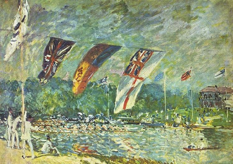 Alfred Sisley Regatta in Molesey china oil painting image